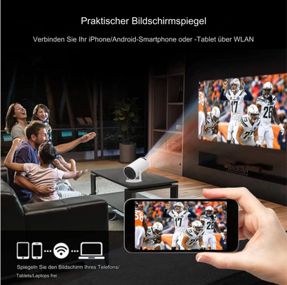 PRIMENEEDS - Mini projecteur 4K